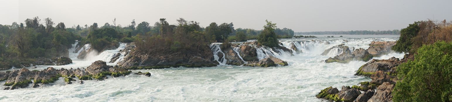 Khone Phapheng Waterfalls, Mekong River, Laos, Asia