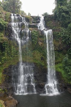 Tad Gneuang Waterfall, Bolaven Plateau, Laos, Asia