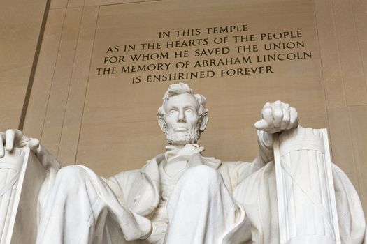 The Lincoln Memorial in Washington DC