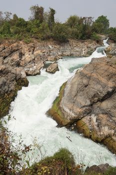 Li Phi Waterfalls, Don Khone Island, Laos Asia