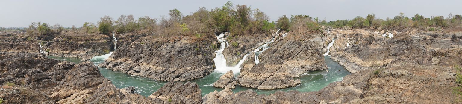 Li Phi Waterfalls, Don Khone Island, Laos Asia