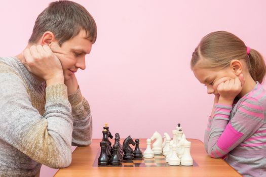 Opponents thought about the game of chess