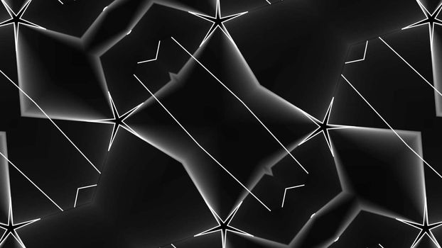 Abstract Kaleida Shapes Background. Computer graphic background