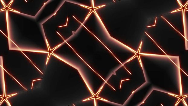 Abstract Kaleida Shapes Background. Computer graphic background