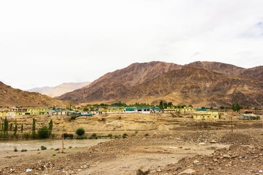 Natural landscape in Leh Ladakh, Jammu and Kashmir, India
