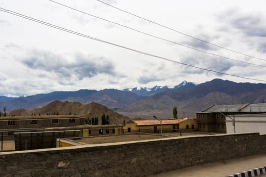 Natural landscape in Leh Ladakh, Jammu and Kashmir, India