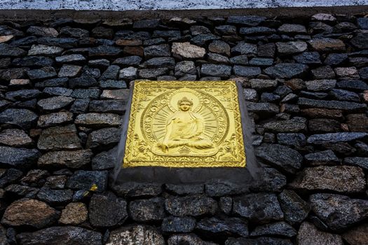 Shanti stupa in Leh Ladakh, Jammu and Kashmir, India