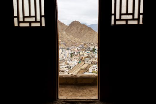 Leh palace in Leh Ladakh, Jammu and Kashmir, India