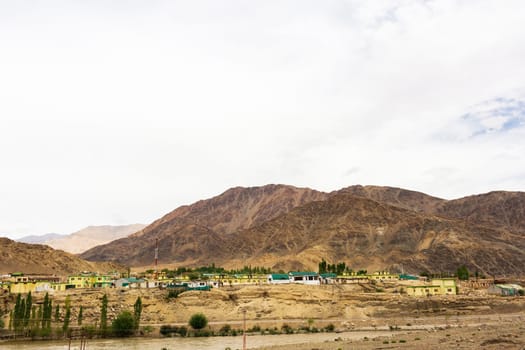 Natural landscape in Leh Ladakh, Jammu and Kashmir, India