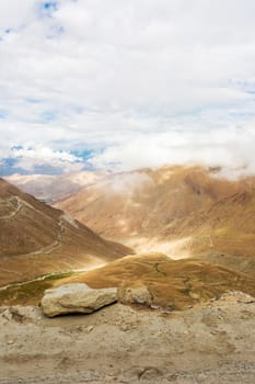 Natural landscape in Leh Ladakh, Jammu and Kashmir, India