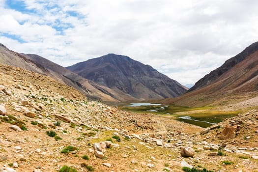 Natural landscape in Leh Ladakh, Jammu and Kashmir, India