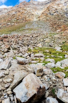 Natural landscape in Leh Ladakh, Jammu and Kashmir, India