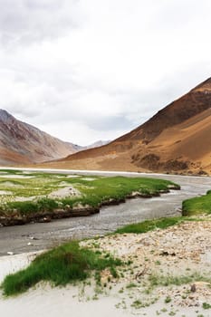 Natural landscape in Leh Ladakh, Jammu and Kashmir, India
