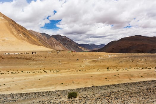 Natural landscape in Leh Ladakh, Jammu and Kashmir, India