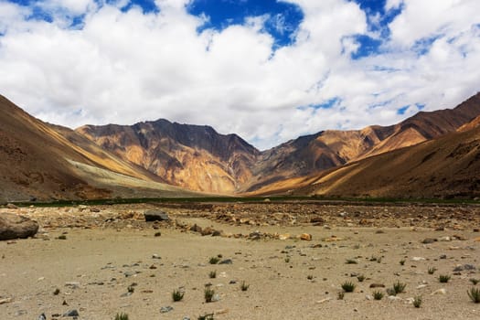 Natural landscape in Leh Ladakh, Jammu and Kashmir, India
