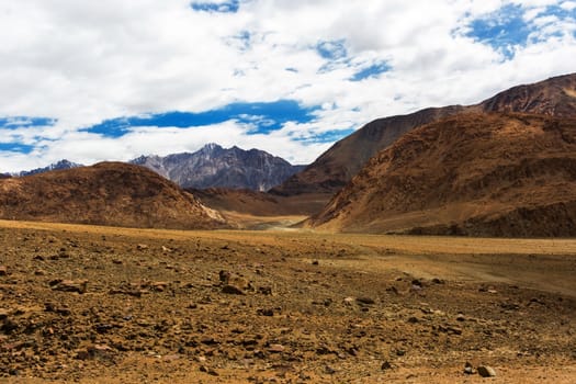 Natural landscape in Leh Ladakh, Jammu and Kashmir, India