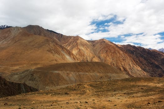 Natural landscape in Leh Ladakh, Jammu and Kashmir, India