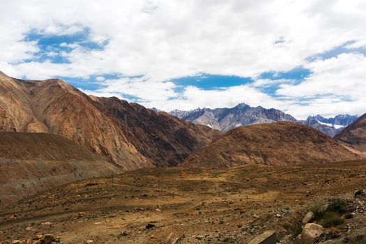 Natural landscape in Leh Ladakh, Jammu and Kashmir, India