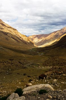 Natural landscape in Leh Ladakh, Jammu and Kashmir, India