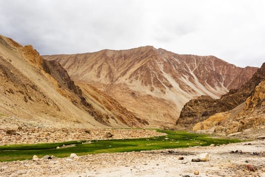 Natural landscape in Leh Ladakh, Jammu and Kashmir, India