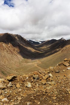 Natural landscape in Leh Ladakh, Jammu and Kashmir, India