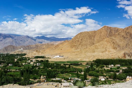 Natural landscape in Leh Ladakh, Jammu and Kashmir, India