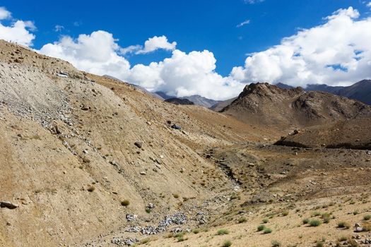 Natural landscape in Leh Ladakh, Jammu and Kashmir, India