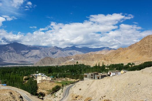 Natural landscape in Leh Ladakh, Jammu and Kashmir, India
