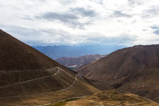 Natural landscape in Leh Ladakh, Jammu and Kashmir, India