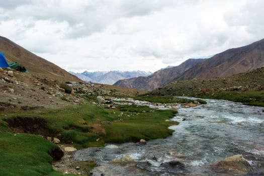 Natural landscape in Leh Ladakh, Jammu and Kashmir, India