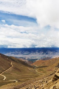 Natural landscape in Leh Ladakh, Jammu and Kashmir, India