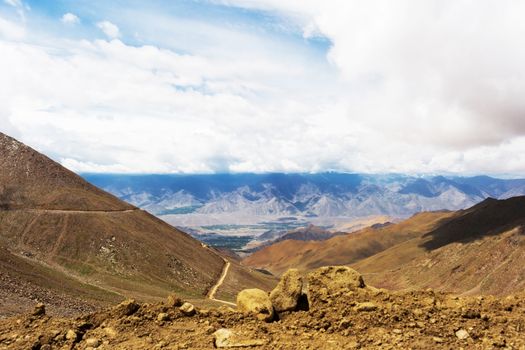 Natural landscape in Leh Ladakh, Jammu and Kashmir, India