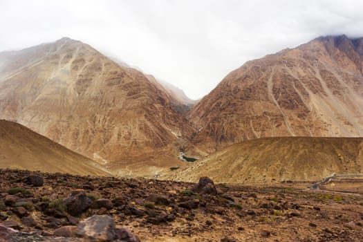 Natural landscape in Leh Ladakh, Jammu and Kashmir, India