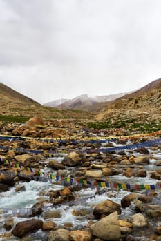 Natural landscape in Leh Ladakh, Jammu and Kashmir, India