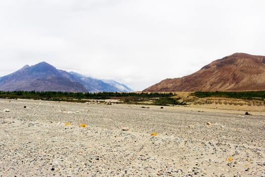 Natural landscape in Leh Ladakh, Jammu and Kashmir, India
