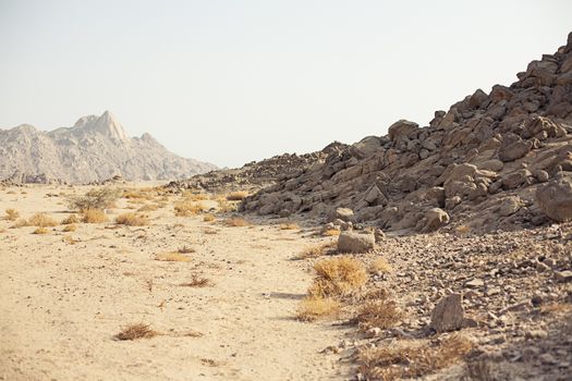 Mountain in desert in Sharm El Sheikh Egypt