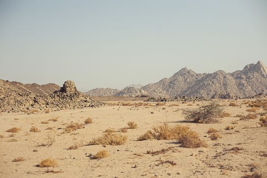 Mountain in desert in Sharm El Sheikh Egypt