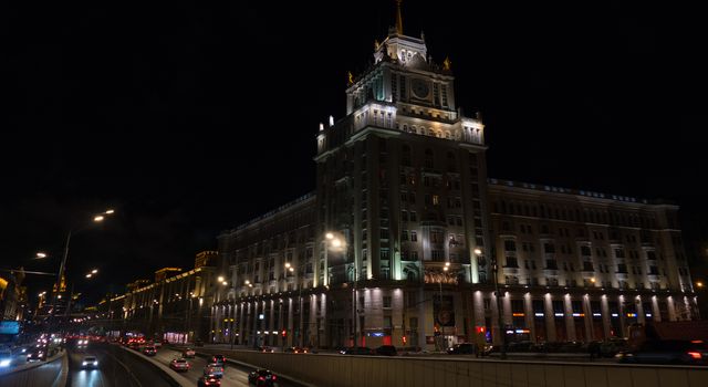 Hotel Beijing in Moscow evening winter