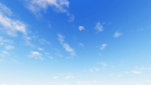 Cloudy blue sky abstract background, blue sky background with tiny clouds, 3d rendering

