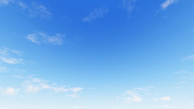 Cloudy blue sky abstract background, blue sky background with tiny clouds, 3d rendering

