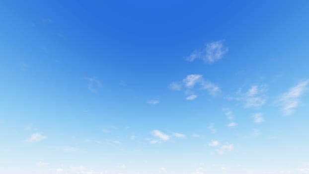 Cloudy blue sky abstract background, blue sky background with tiny clouds, 3d rendering

