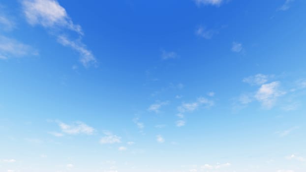 Cloudy blue sky abstract background, blue sky background with tiny clouds, 3d rendering

