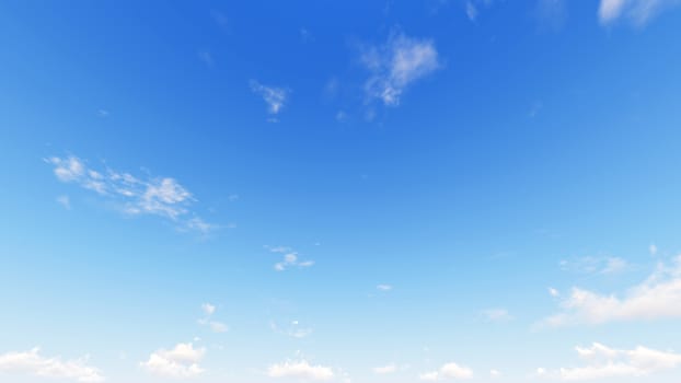 Cloudy blue sky abstract background, blue sky background with tiny clouds, 3d rendering

