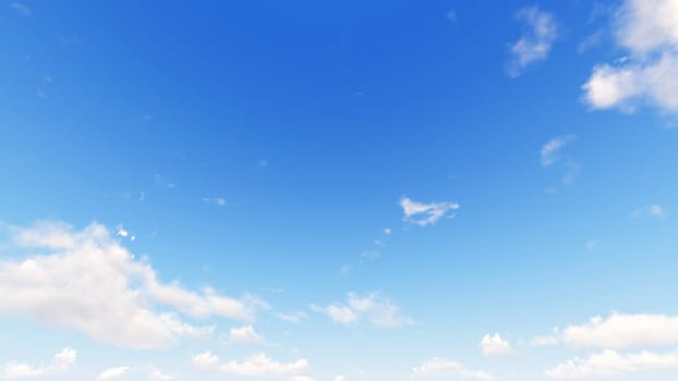 Cloudy blue sky abstract background, blue sky background with tiny clouds, 3d rendering

