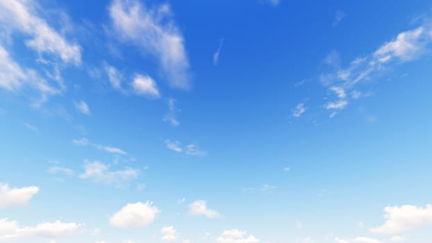 Cloudy blue sky abstract background, blue sky background with tiny clouds, 3d rendering

