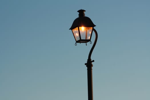 Antique street lamp