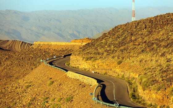 Beautiful Moroccan Mountain road