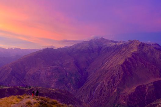 Colca canyon is one of the deepest canyons in the world.