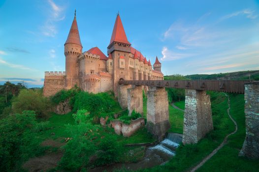 Corvin castle or the hunyadi castle is a popular castle in Romania.