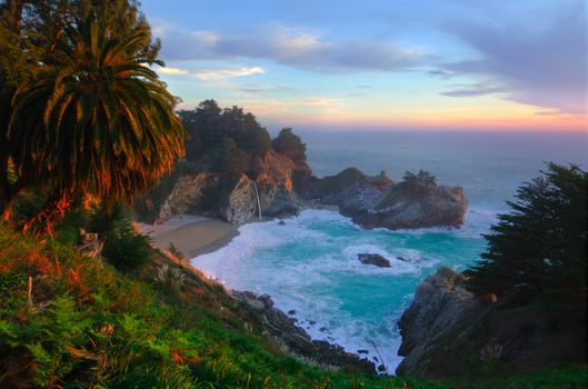 The Pacific Coast is a stretch of coastal highway in Calfornia.